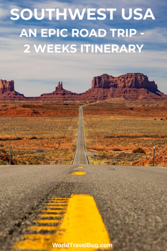 An epic Southwest USA roadtrip itinerary for 2 weeks